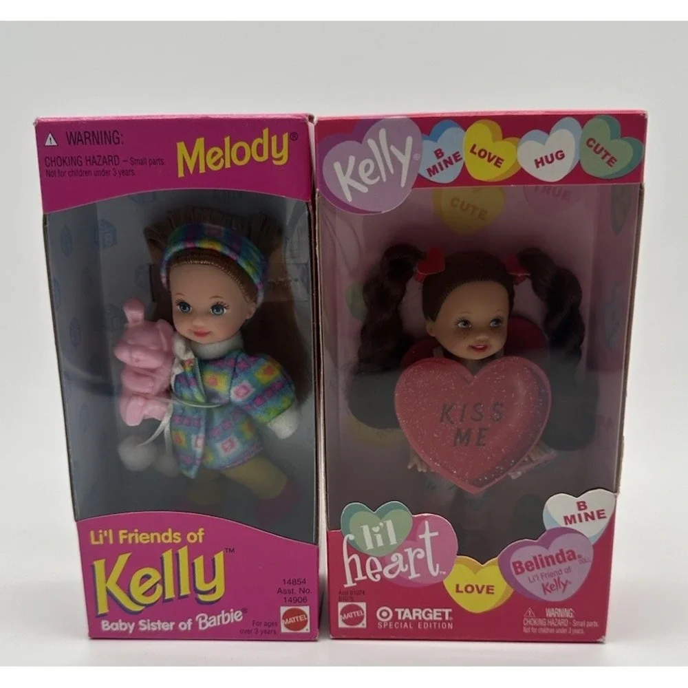 MATTEL KELLY LIL FRIENDS MELODY 14854 BELINDA B1076 TARGET DOLL LOT 2 NEW